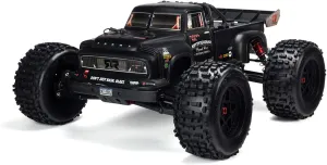 ARRMA 1/8 Painted Body, Black Real Steel: Notorious 6S BLX, ARAC3341