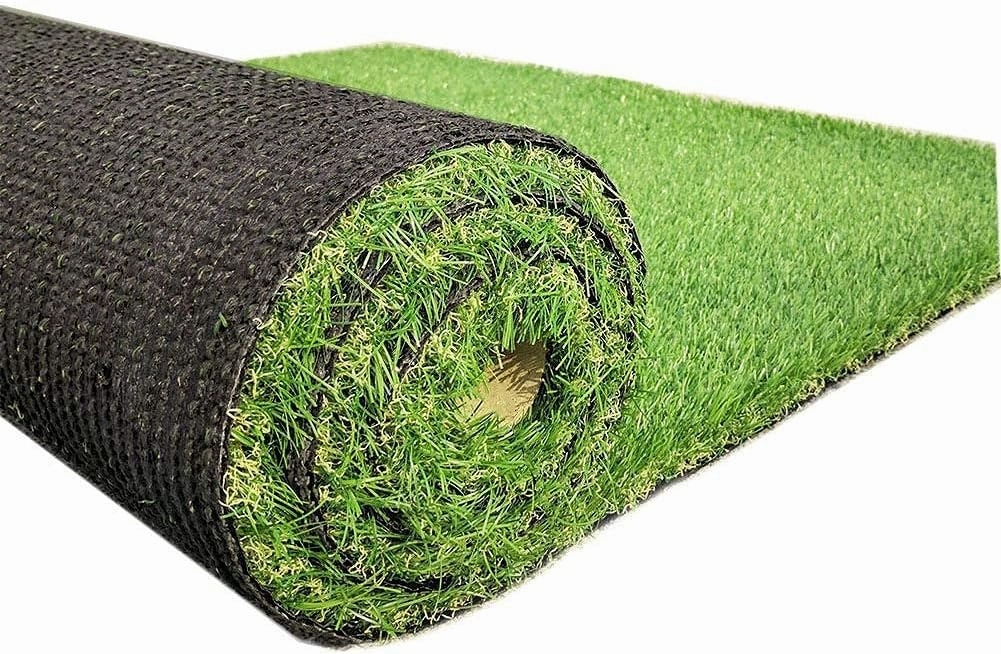 Artificial Grass Outdoor Rug 6 FT X 8 FT (48 Square FT) Synthetic Fake Turf Lawn for Patio,Balcony,Pet Mat,Indoor/Outdoor Decor 0.8inch High