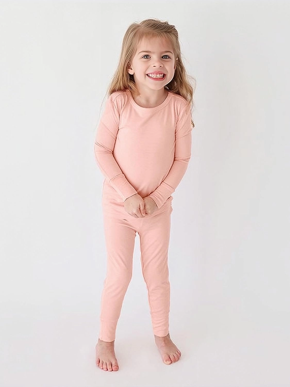 BABY 2T-10Y Toddler Kids Girls Boys Soft Comfy 2pcs Set Long Sleeve Shirts and Pants Sets
