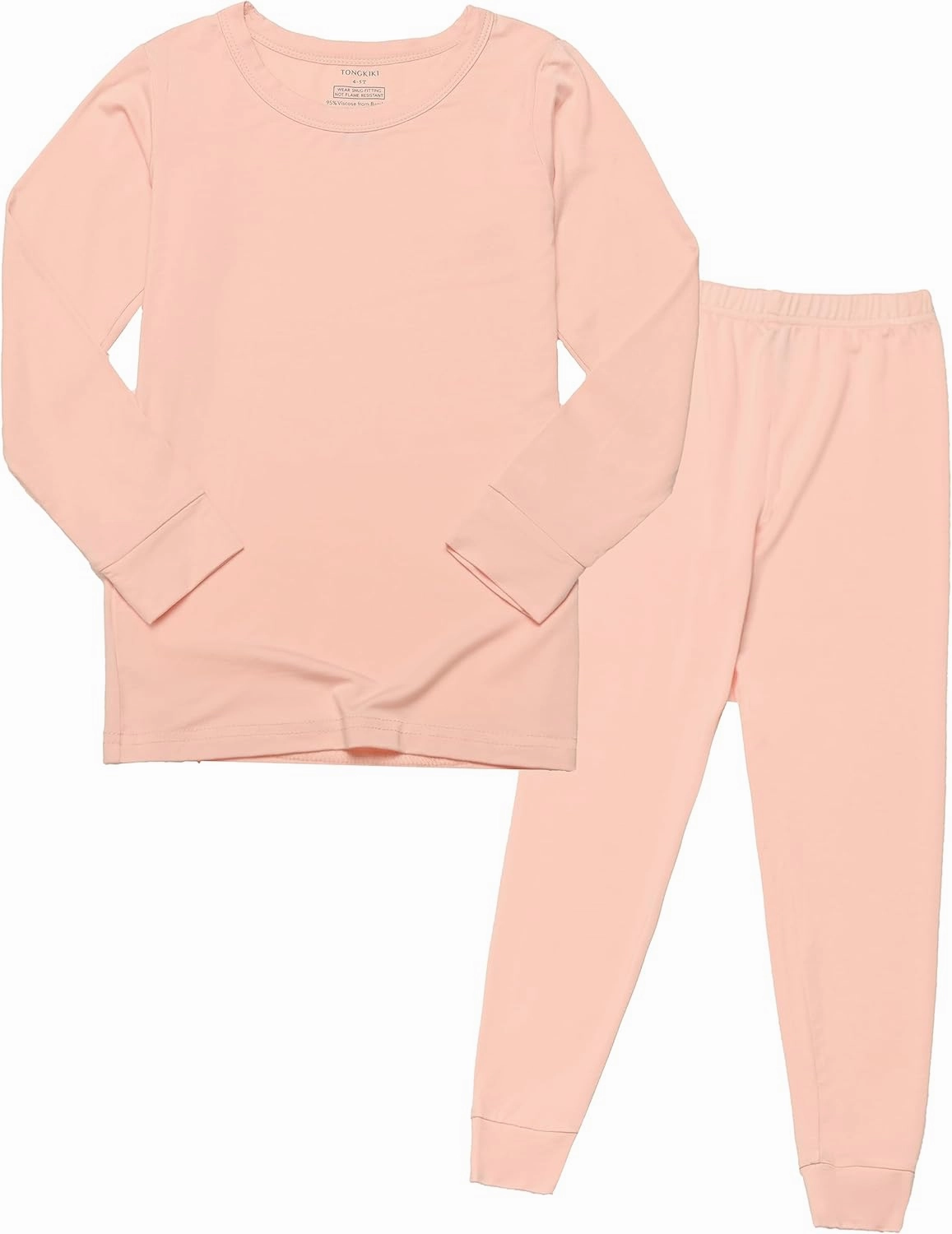 BABY 2T-10Y Toddler Kids Girls Boys Soft Comfy 2pcs Set Long Sleeve Shirts and Pants Sets