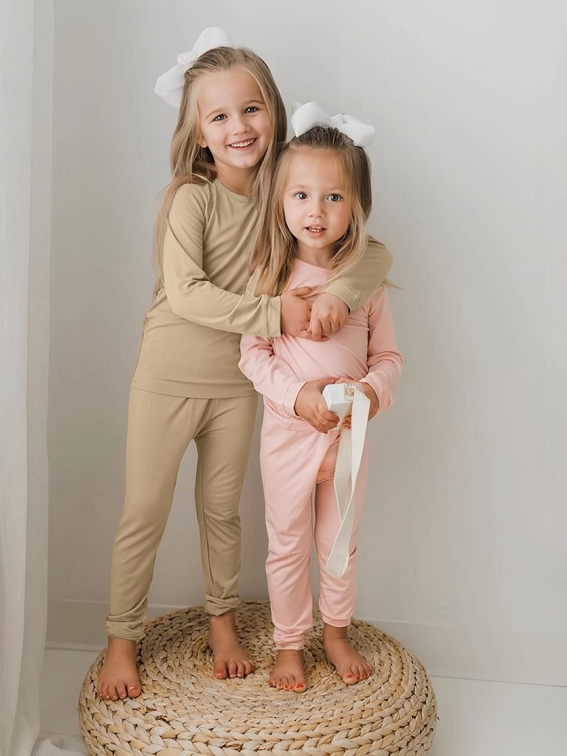 BABY 2T-10Y Toddler Kids Girls Boys Soft Comfy 2pcs Set Long Sleeve Shirts and Pants Sets