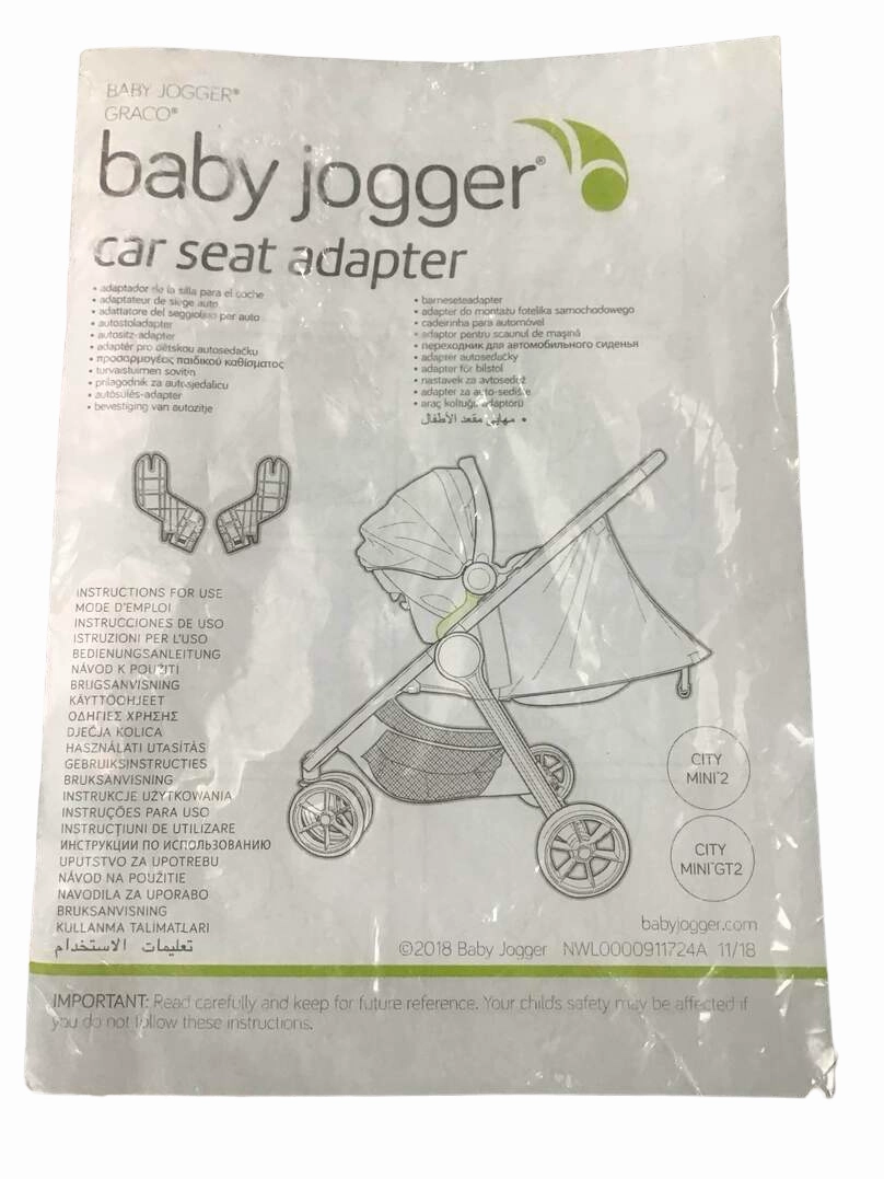 Baby Jogger Graco Car Seat Adapter For City Mini 2 & City Mini GT2
