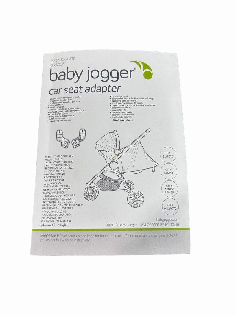 Baby Jogger Graco Car Seat Adapter For City Mini 2 & City Mini GT2