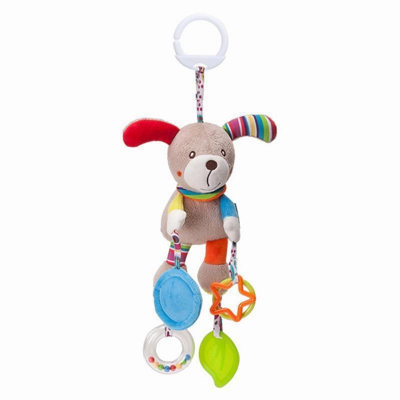 Baby Toys Bed Stroller Baby Mobile Hanging Rattles Newborn Plush Infant Toys for Baby Boys and Girls