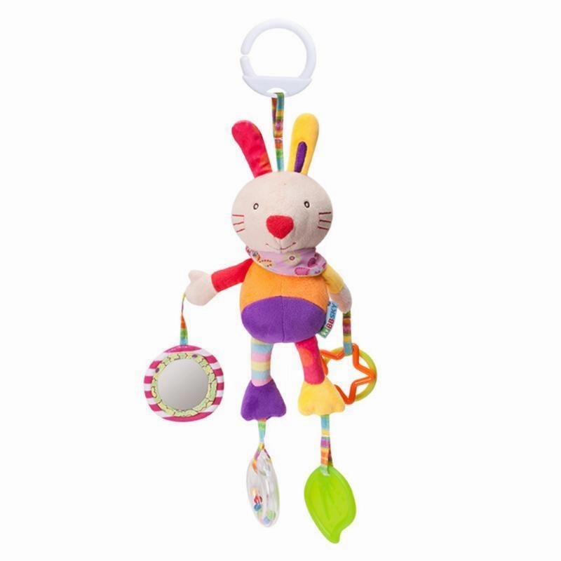Baby Toys Bed Stroller Baby Mobile Hanging Rattles Newborn Plush Infant Toys for Baby Boys and Girls