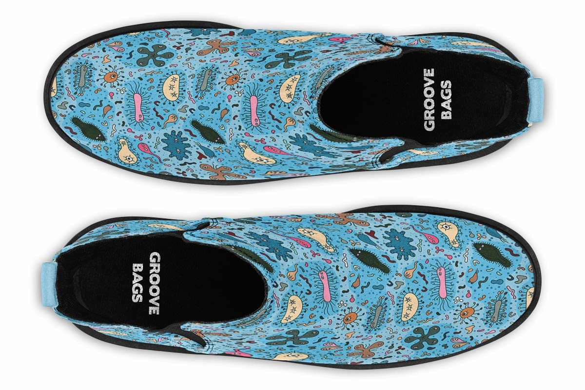 Bacteria Pattern Neat Vibe Boots