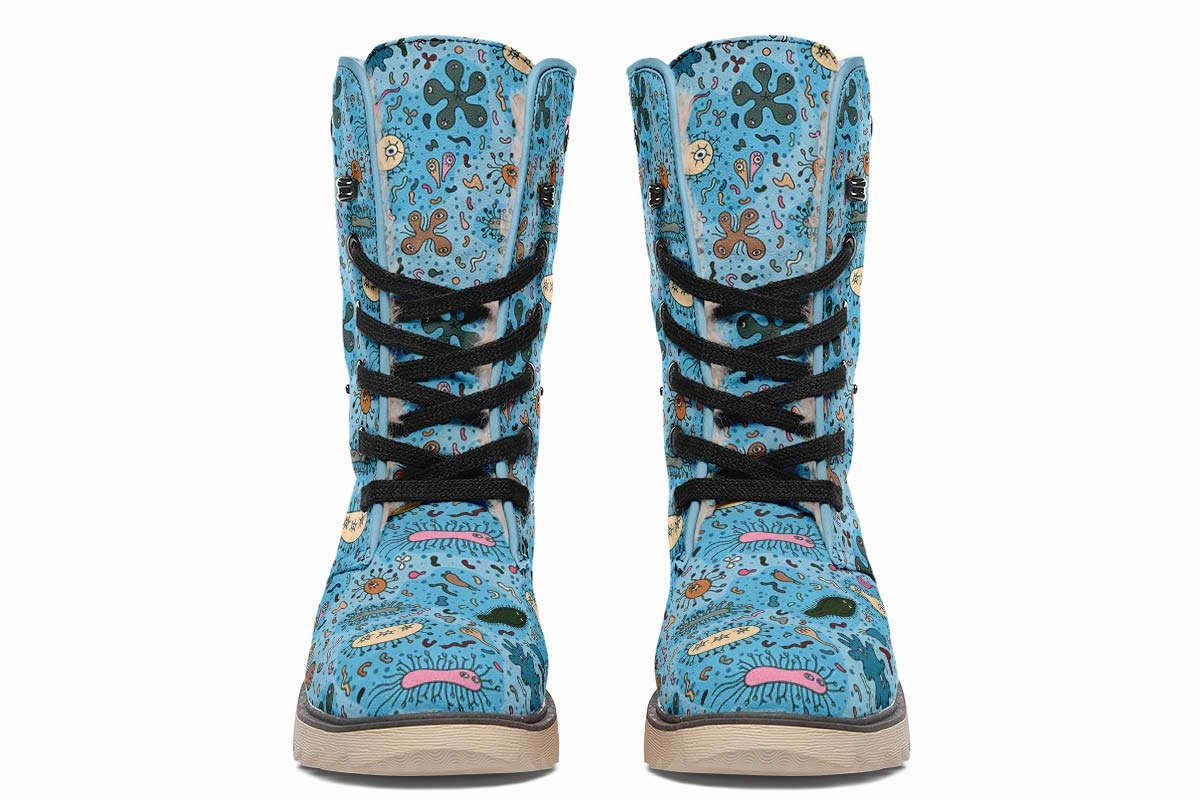 Bacteria Pattern Polar Vibe Boots