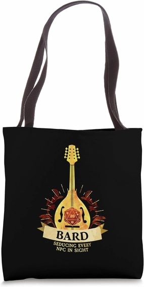 Bard Fantasy RPG TRPG Gamer Class Tote Bag