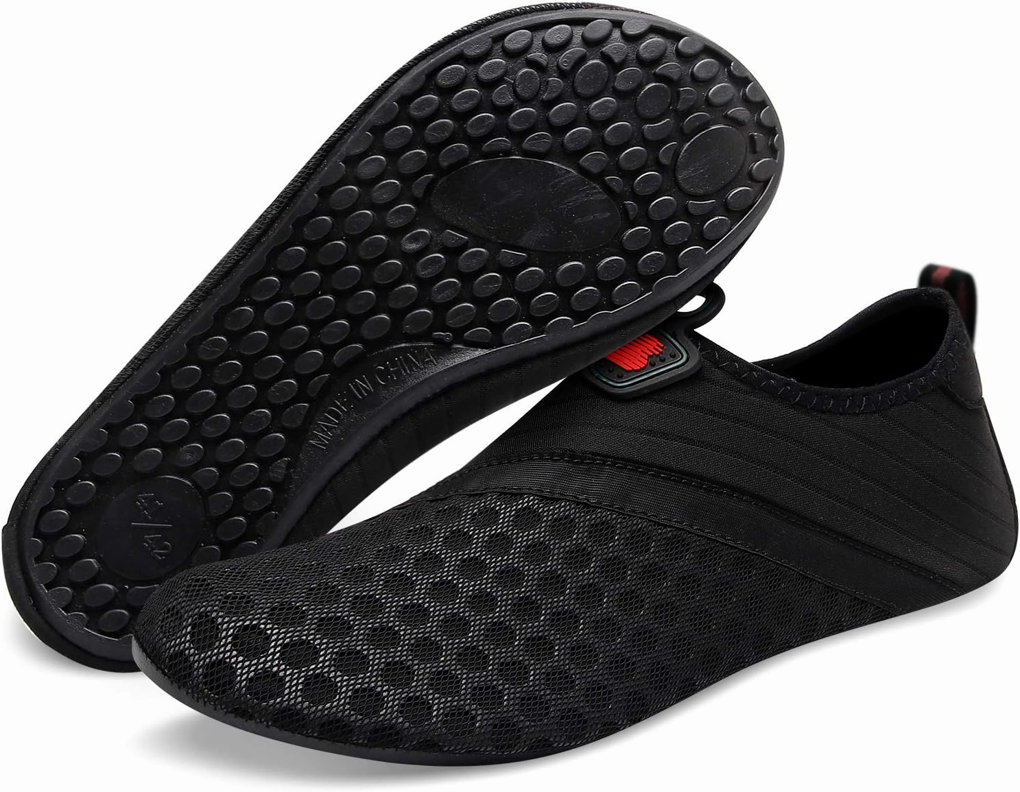 BARERUN Barefoot Water Shoes for Women Men Quick-Dry Aqua Socks for Swim Beach Pool Surf Yoga Boat Travel Non Slip Indoor Outdoor Walking Shoes