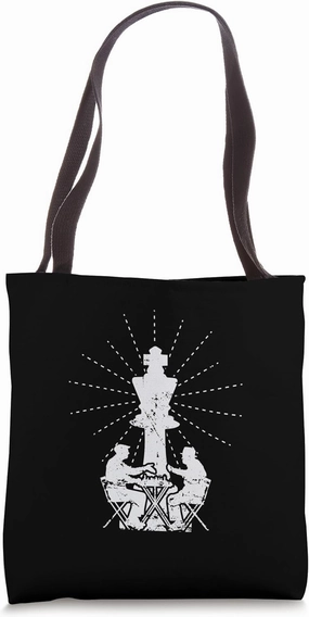 Battle of the Chess Titans Tote Bag