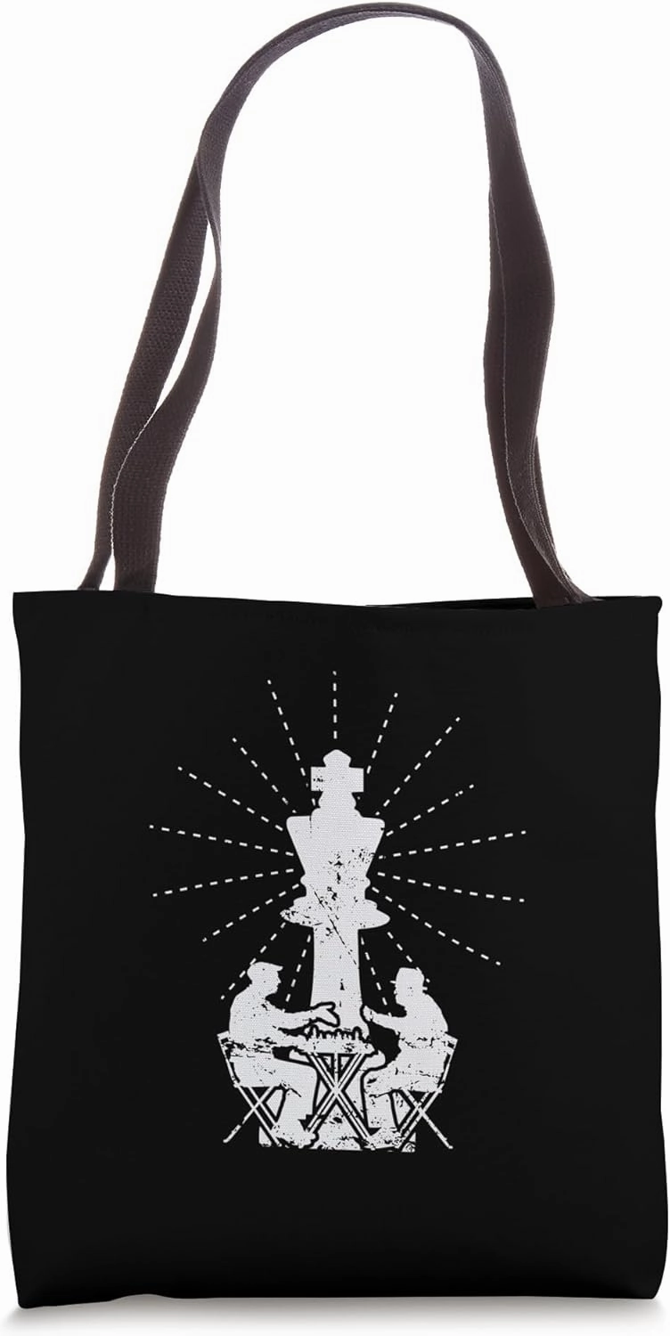 Battle of the Chess Titans Tote Bag