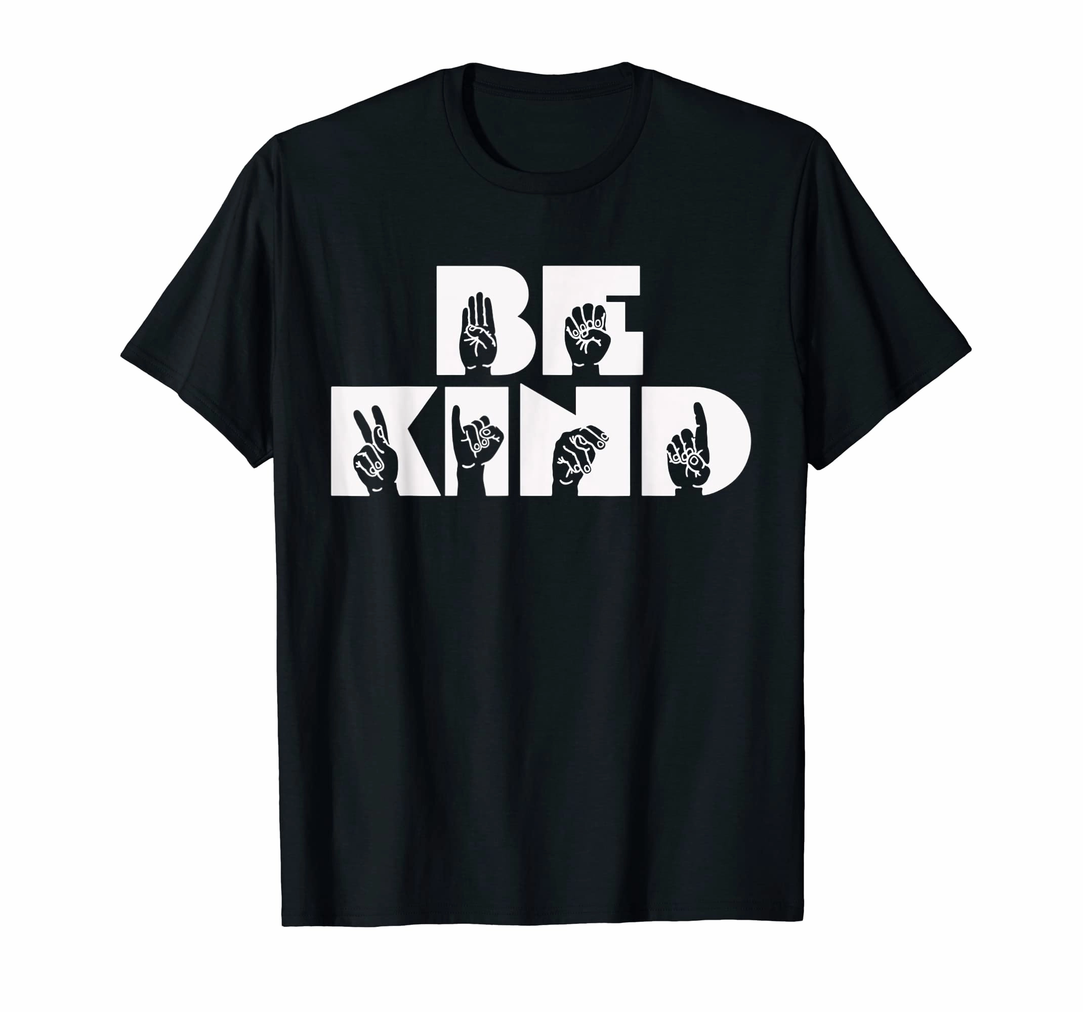 Be Kind ASL Alphabet American Sign Language T Shirt