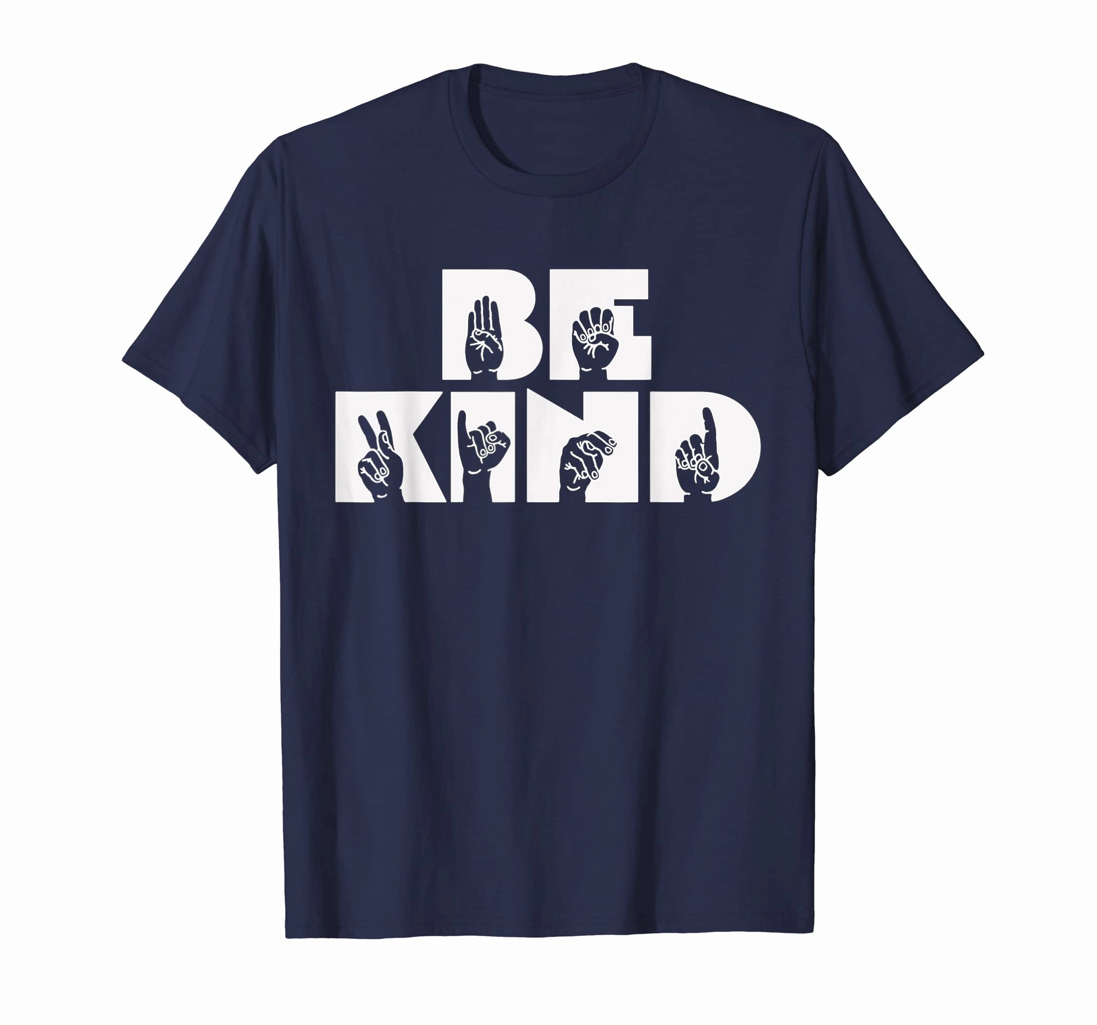 Be Kind ASL Alphabet American Sign Language T Shirt