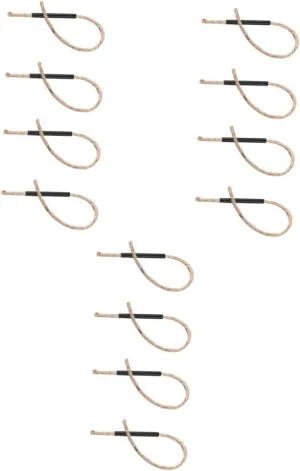 BESPORTBLE 12sets Survival Wick Cord for Camping Outdoor Use Burn Weatherproof Wind-Resistant Starter Cords Lightweight Portable Emergency Gear