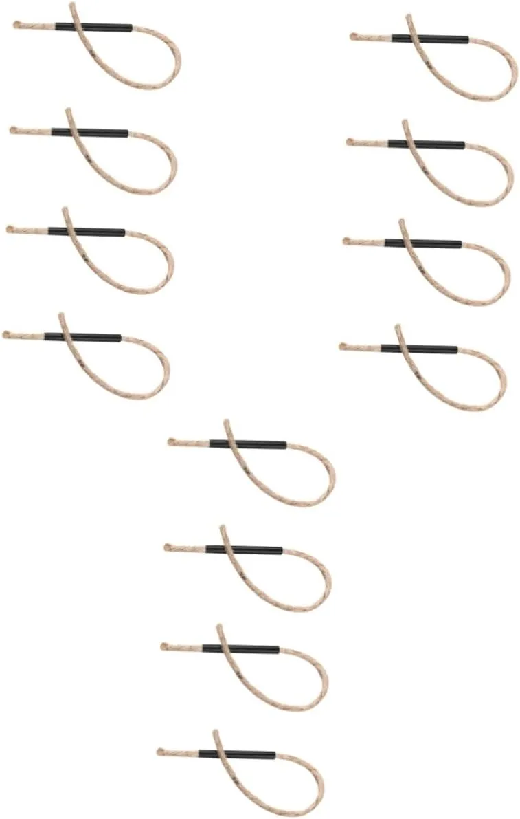 BESPORTBLE 12sets Survival Wick Cord for Camping Outdoor Use Burn Weatherproof Wind-Resistant Starter Cords Lightweight Portable Emergency Gear