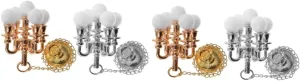 BESPORTBLE 3sets 2pcs Mini Ceiling Lamp Decorative Furniture Ornament for Dollhouse Simulation Light Fixture Miniature Ceiling Lamp for Crafting Unique Scenes 2pcs*3