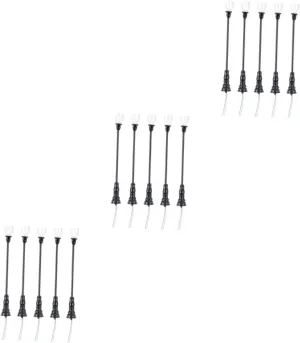 BESTonZON 15pcs Miniature Lamp Decorative Street Lights for Boys and Girls Toy Houses Realistic Outdoor Garden Decor Sand Table Accessories for Miniature Models