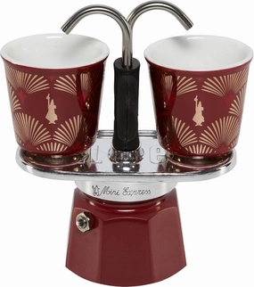 Bialetti MINI EXPRESS kit red ART DECO