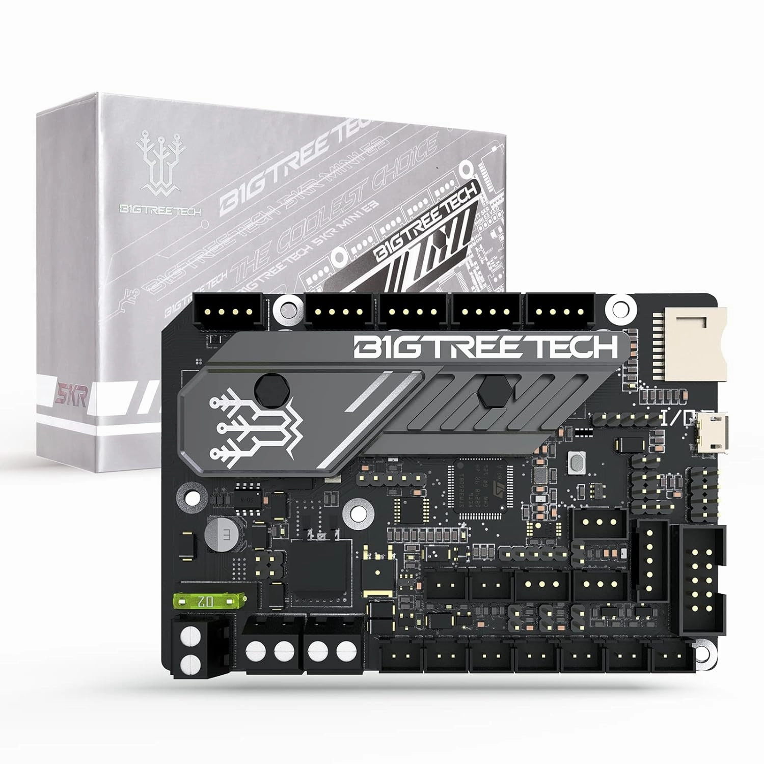 BIGTREETECH SKR Mini E3 V3.0 Motherboard, Ender-3/Ender-3 Pro/Ender-3 V2 Motherboard Upgrade, BTT 32 Bit Silent Control Board with TMC2209 UART Stepper Motor Driver