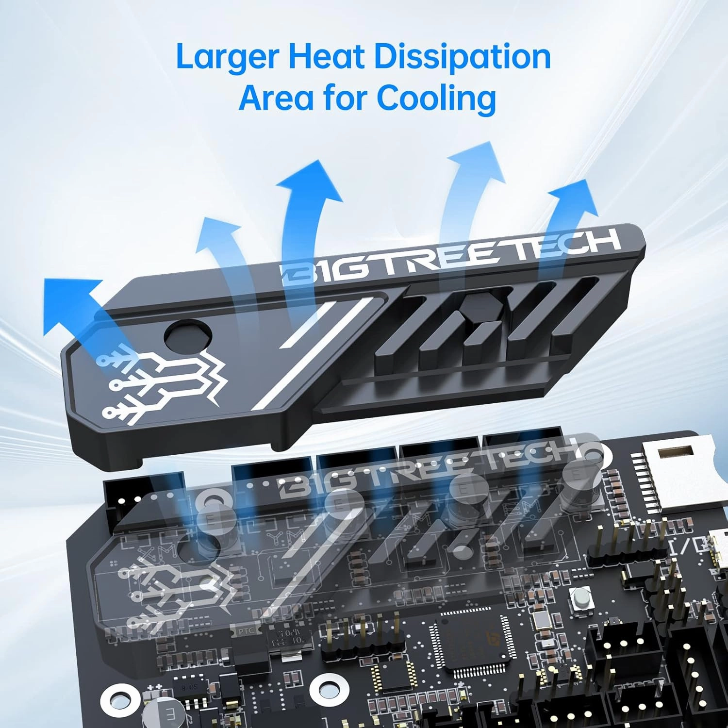 BIGTREETECH SKR Mini E3 V3.0 Motherboard, Ender-3/Ender-3 Pro/Ender-3 V2 Motherboard Upgrade, BTT 32 Bit Silent Control Board with TMC2209 UART Stepper Motor Driver