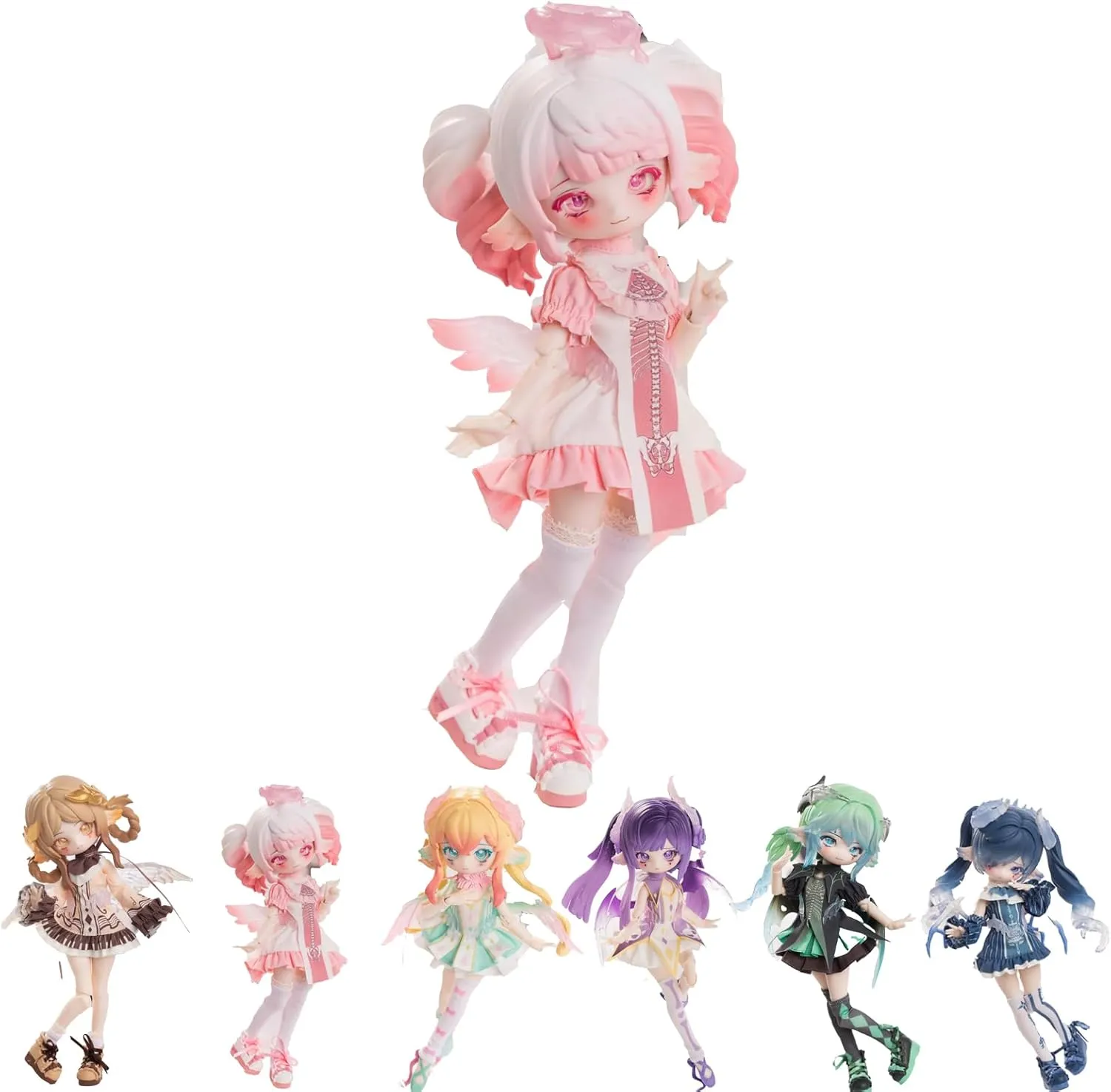 BJD Dolls Blind Box,Kawaii BJD Dolls NAGI Series 1/12 Ball Jointed Doll Collectable Action Figure Doll for Girls Birthday Party Gift