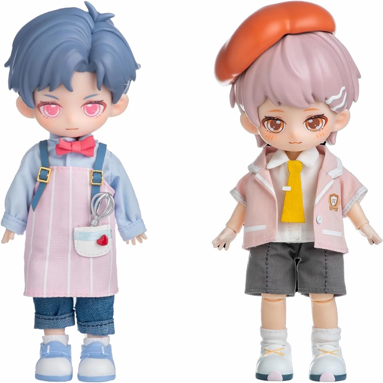 BJD Dolls Blind Box,Kawaii BJD Dolls SIMONTOYS Series-PEETSOON Male Classmate 1/12 Ball Jointed Doll Collectable Action Figure for Girls Gift Toys