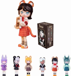 BJD Dolls Blind Box, Kawaii College Strange Tales 1/12 Ball Jointed Doll Collectable Action Figure for Girls Birthday Party Gift