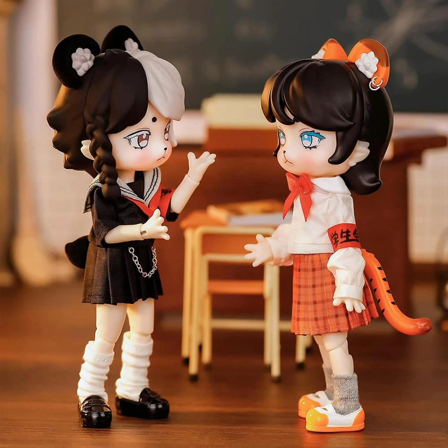 BJD Dolls Blind Box, Kawaii College Strange Tales 1/12 Ball Jointed Doll Collectable Action Figure for Girls Birthday Party Gift