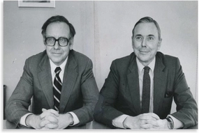 Black And White Portrait Warren Buffet And Charlie Munger Canvas Wall Art Posters For Room Aesthetic And Decor Poster For Bedroom Bathroom Living Room Office Kitchen Decor 12x18inch(30x45cm)Unframe-Po