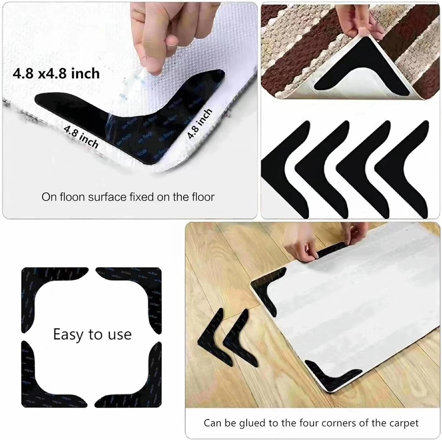 Black White Snake Rug, 1.3x7ft, Brutal Forest Wildlife Serpent Coiled Floral Sword Design Carpets, Classic Retro Traditional Purple Home Decoration Mat for Girls Bedroom Bath Bedside Kitchen
