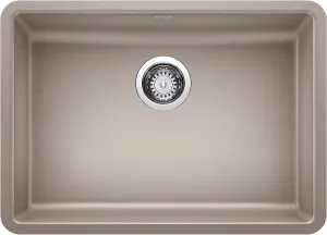 BLANCO, Truffle 442540 PRECIS SILGRANIT ADA-Compliant Undermount Kitchen Sink, 25" X 18"