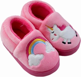 BMINFEE Garden Shoes Girls Cute Slippers Cartoon Memory Cotton Children's Plush Warm Winter Home shoes Boys Unisex Slides