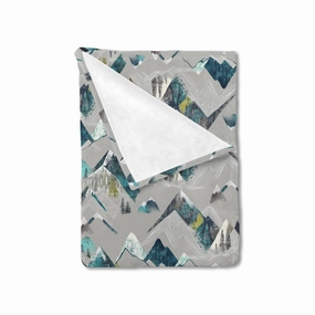Boho Mountains Baby Blankets for Boy Girl Mountain Range Hiking Wild Swaddle Receiving Blankets Soft Flannel Mountain Adventure Camping Bed Blankets for Newborn Toddler Nursery Crib Playmat 30x40inch