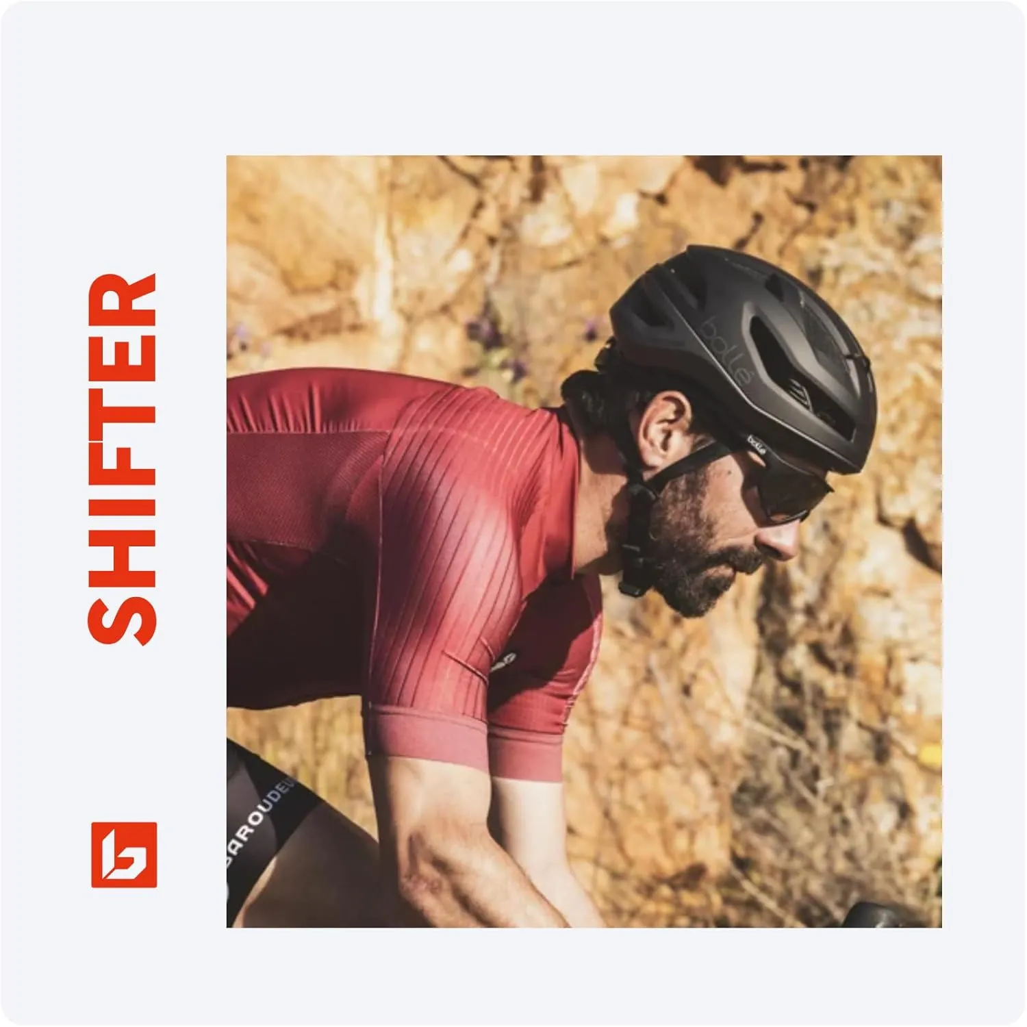 Bolle Shifter 55MM Shield Wrap Around Sunglasses for Men for Women   BUNDLE With Designer iWear Complimentary Eyewear Kit