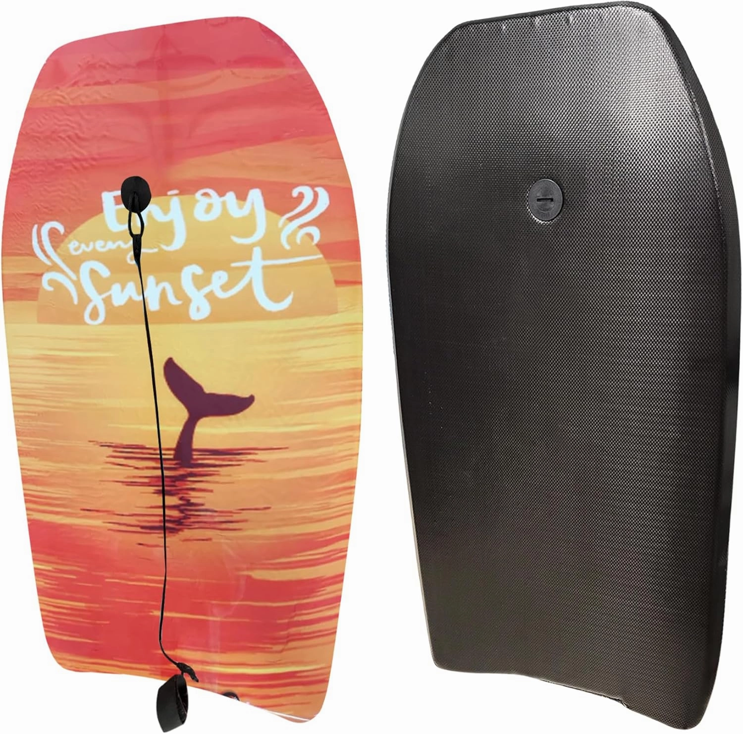 Boogie Boards for Beach – Lightweight and Durable Bodyboard for Surfing for Adults with Premium Leash and Slick Bottom