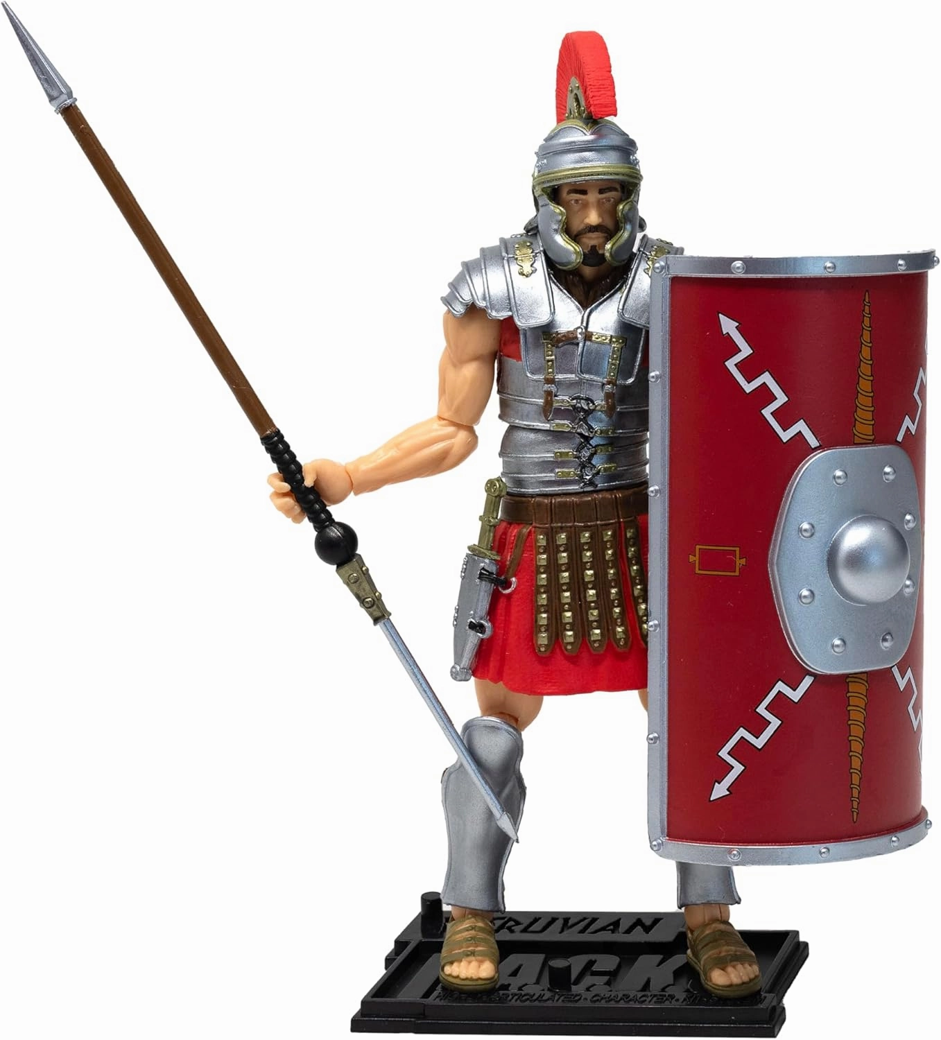 Boss Fight Studio Vitruvian H.A.C.K.S. 10th Anniversary Edition Roman Legionary Action Figure - Highly Articulated Collectible & Customizable Figurine with Interchangeable Parts and Accessories - 1:18