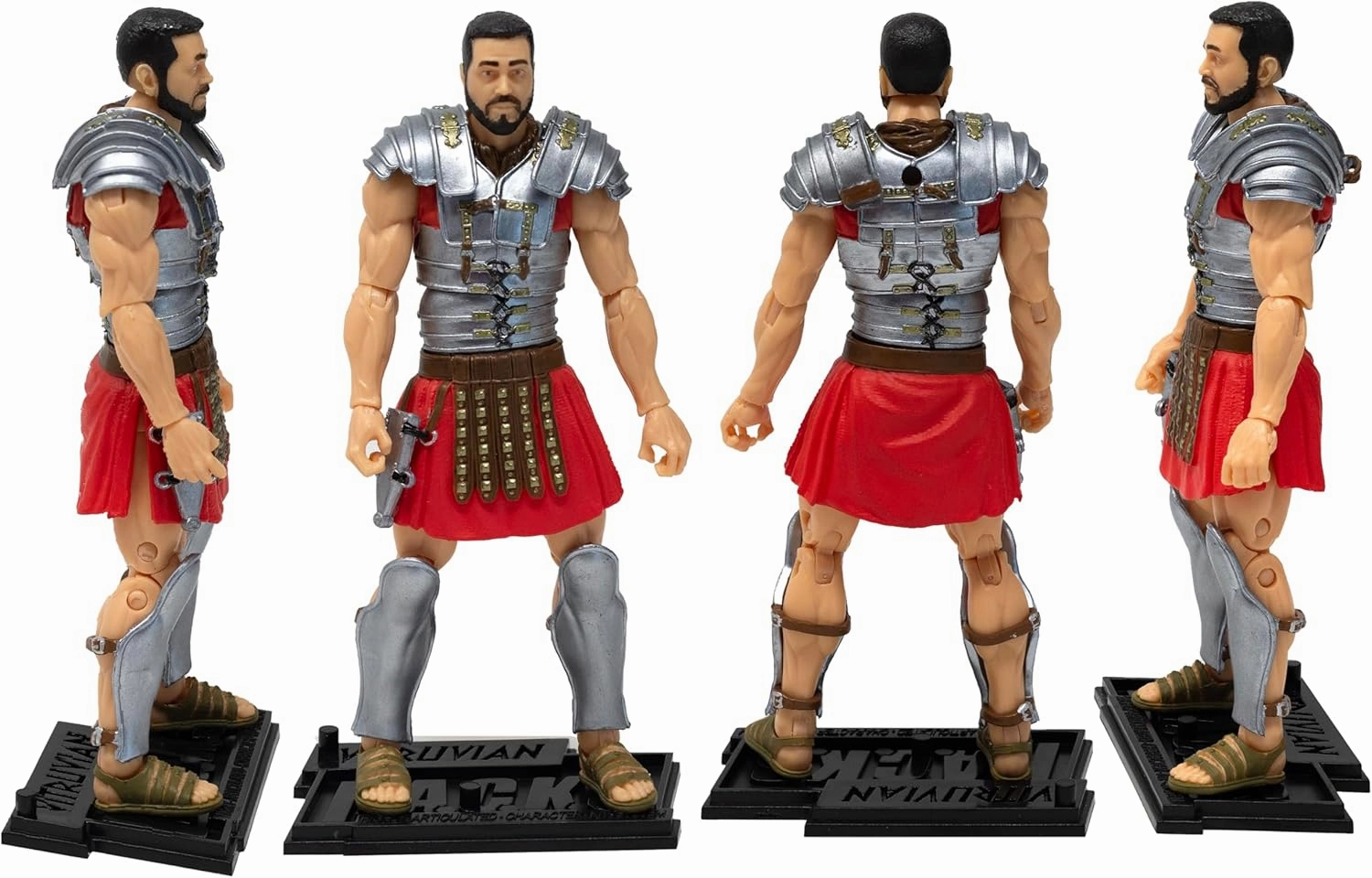 Boss Fight Studio Vitruvian H.A.C.K.S. 10th Anniversary Edition Roman Legionary Action Figure - Highly Articulated Collectible & Customizable Figurine with Interchangeable Parts and Accessories - 1:18
