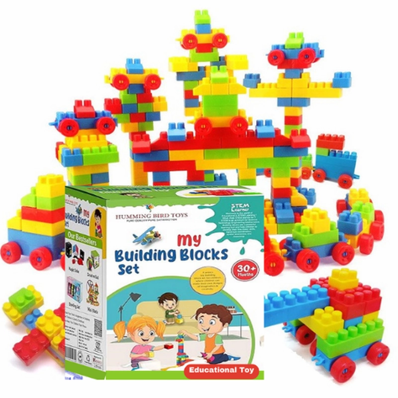 Building Blocks Toys for Kids | Educational and Learning Puzzle Games for Kids | 150 Pcs (Multicolor)
