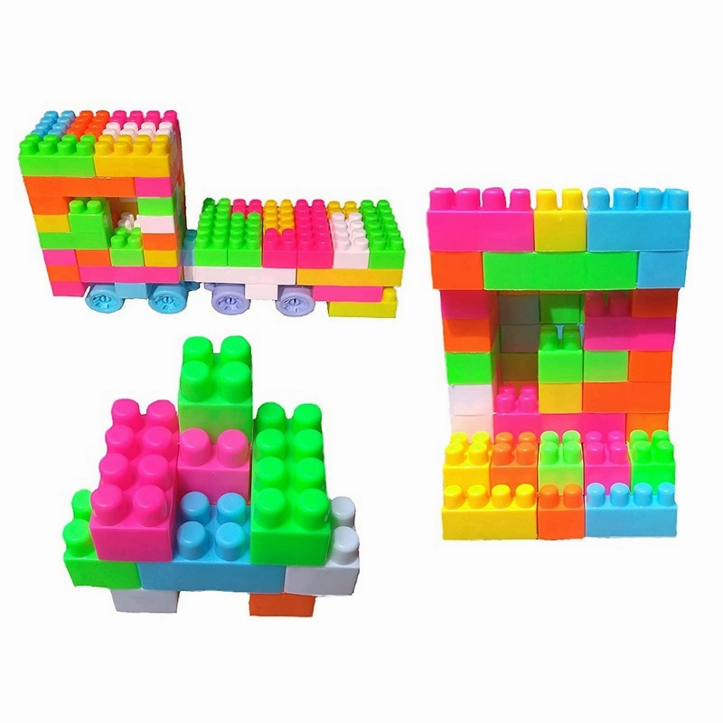 Building Blocks Toys for Kids | Educational and Learning Puzzle Games for Kids | 150 Pcs (Multicolor)
