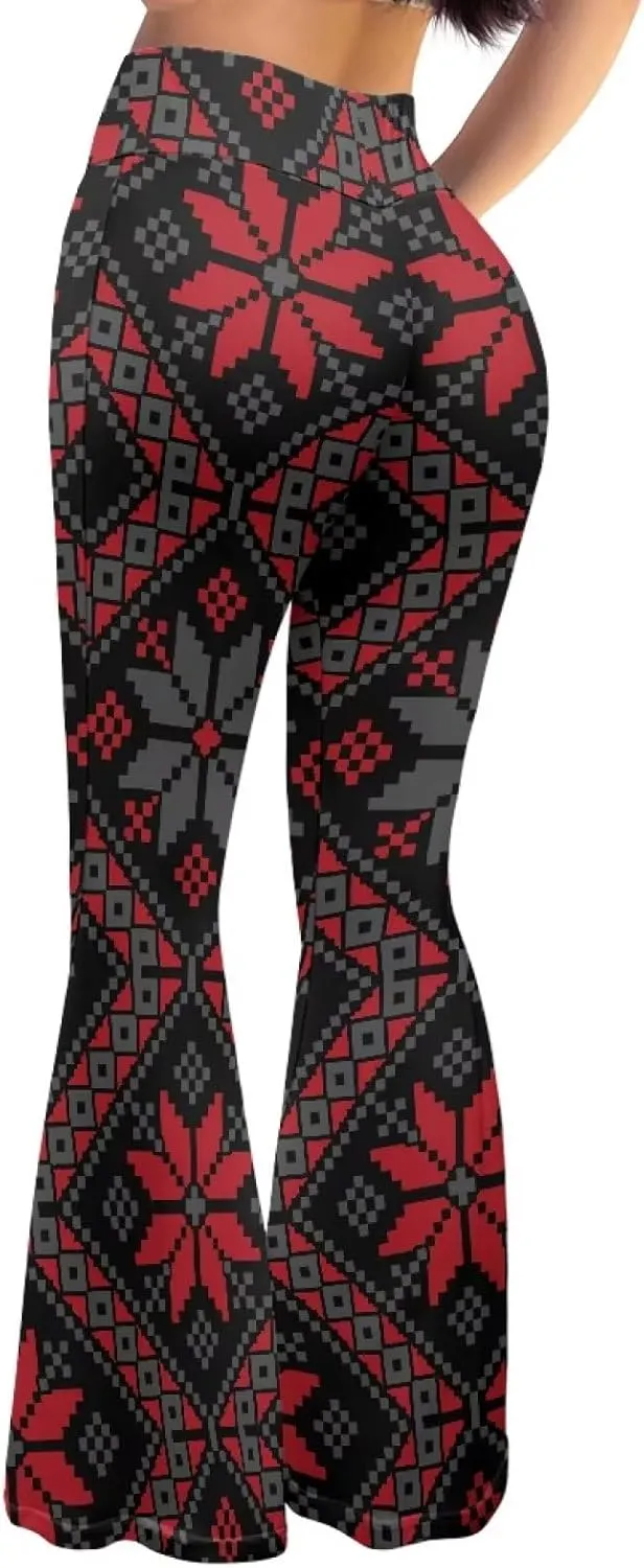Bulopur High Waist Yoga Flare Pants for Women, Soft Tummy Control Workout Pant for Sports Running