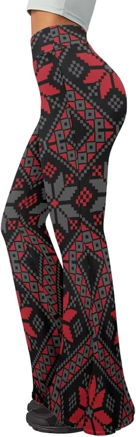 Bulopur High Waist Yoga Flare Pants for Women, Soft Tummy Control Workout Pant for Sports Running