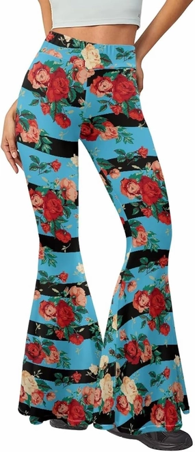 Bulopur High Waist Yoga Flare Pants for Women, Soft Tummy Control Workout Pant for Sports Running