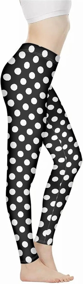 Bulopur Leopard Print Yoga Pant for Women, Sunflower Elasticity Tummy Control Workout Pants, Soft Leggings for Sports Running