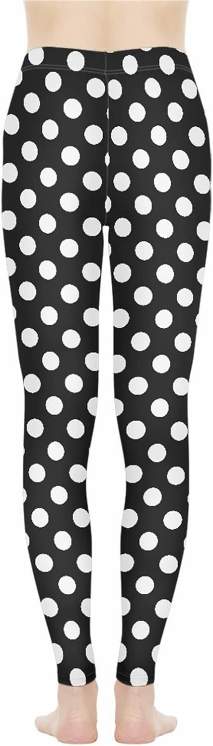 Bulopur Leopard Print Yoga Pant for Women, Sunflower Elasticity Tummy Control Workout Pants, Soft Leggings for Sports Running