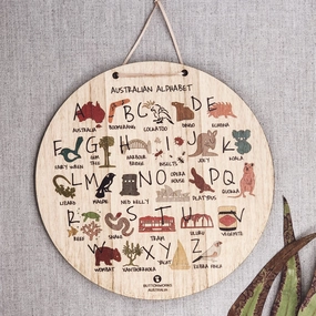 Buttonworks | Australian Alphabet Wall Hanging