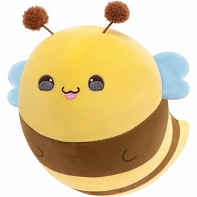 Caaaat Cute Stuffed Animal Fruit Stuffed Pillow Funny Bee Throw Pillow Soft Food Shape Hugging Pillow Stuffed Animal Boys Girls Birthday Toy 8.3 Inch