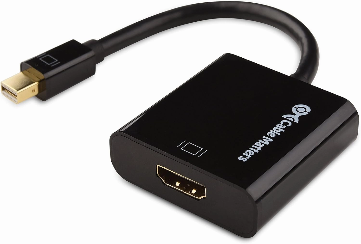 Cable Matters Active Mini DisplayPort to HDMI Adapter (Active Mini DP to HDMI) Supporting Eyefinity Technology 4K Resolution