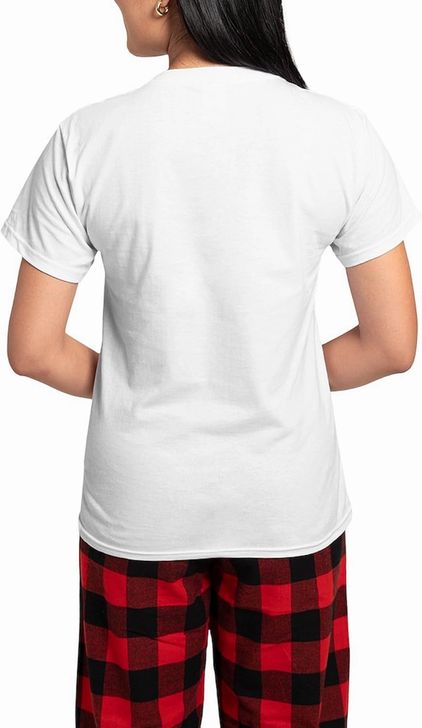 CafePress Boston Terrier Women's Light Pajamas Women's Novelty Cotton Pajama Set, Comfortable PJ Sleepwear