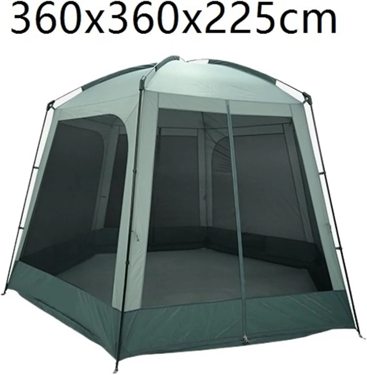Canopy Tent Outdoor Camping Silver Coated Tent Hexagonal Awning Rainproof Sunshade