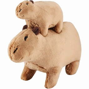 Capybara Stuffed Animal Realistic Capybara Stuffed Animal Lovely Toy 6"/10" Capybara Stuffed Animal for Kids Adults (Brown 10" 6")